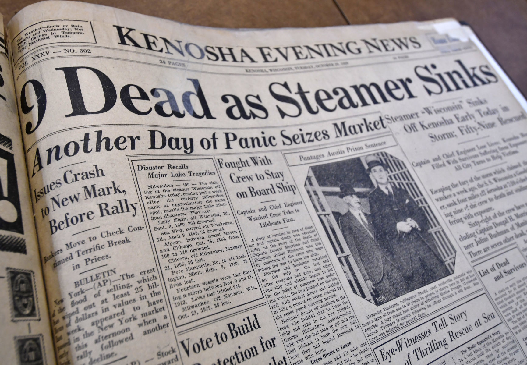 HISTORIC FRONT PAGE